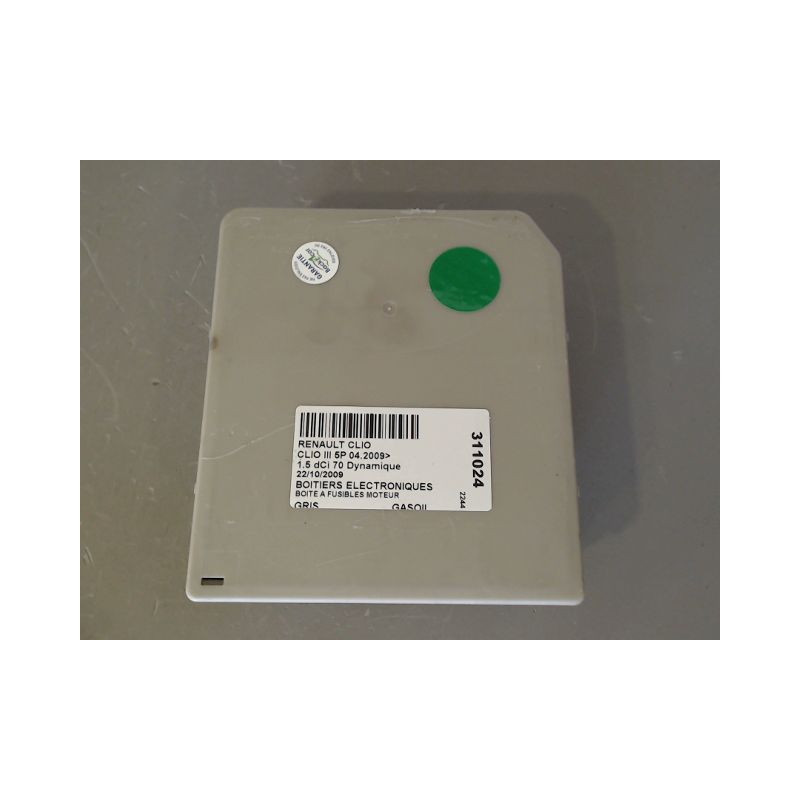 BOITE A FUSIBLES RENAULT CLIO III 2009-