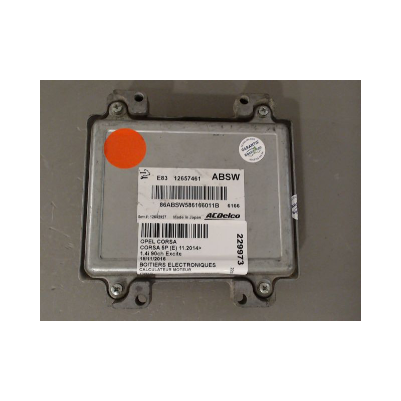 CALCULATEUR MOTEUR OPEL CORSA (E) 2014-