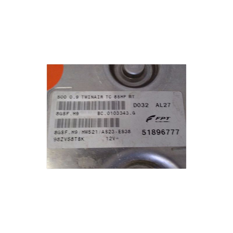 CALCULATEUR MOTEUR FIAT 500 2007-