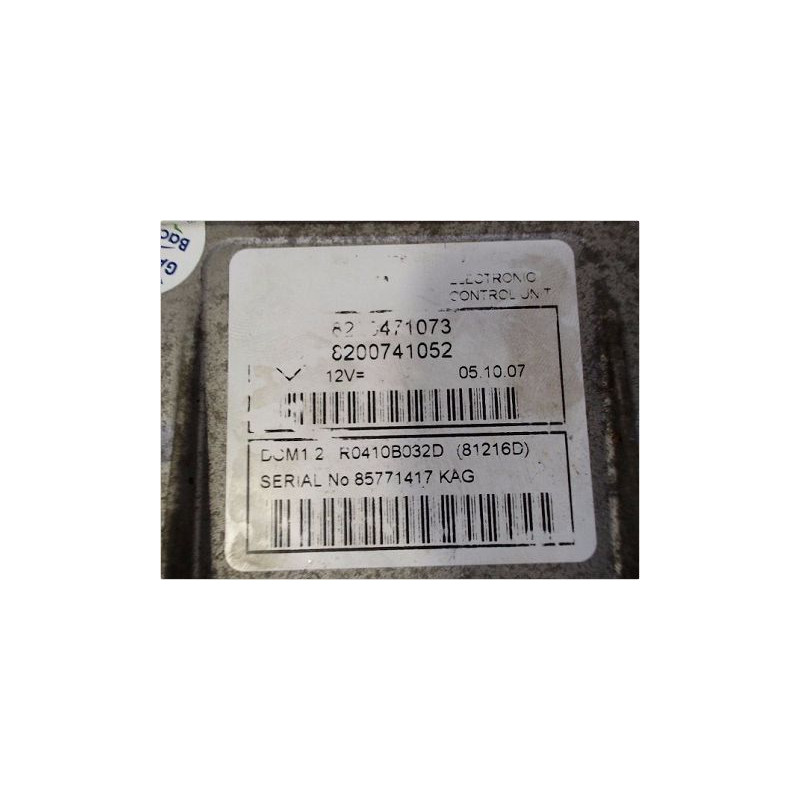CALCULATEUR MOTEUR RENAULT TWINGO