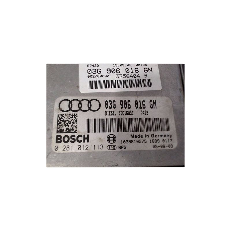 CALCULATEUR MOTEUR AUDI A4