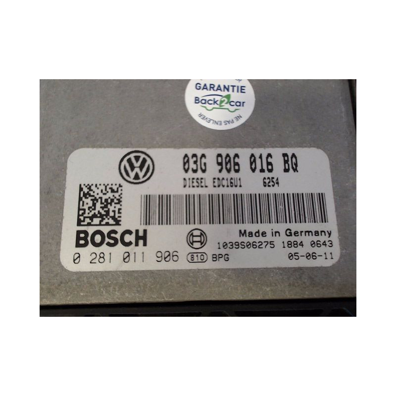 CALCULATEUR MOTEUR VOLKSWAGEN TOURAN
