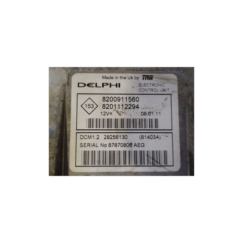 CALCULATEUR MOTEUR RENAULT KANGOO