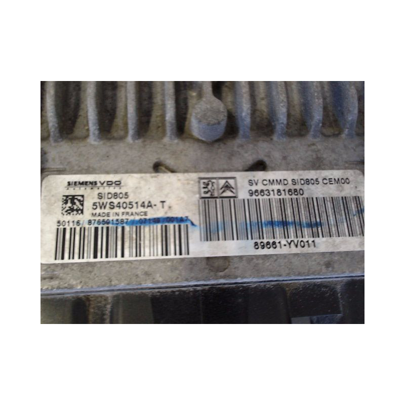 CALCULATEUR MOTEUR CITROEN C1