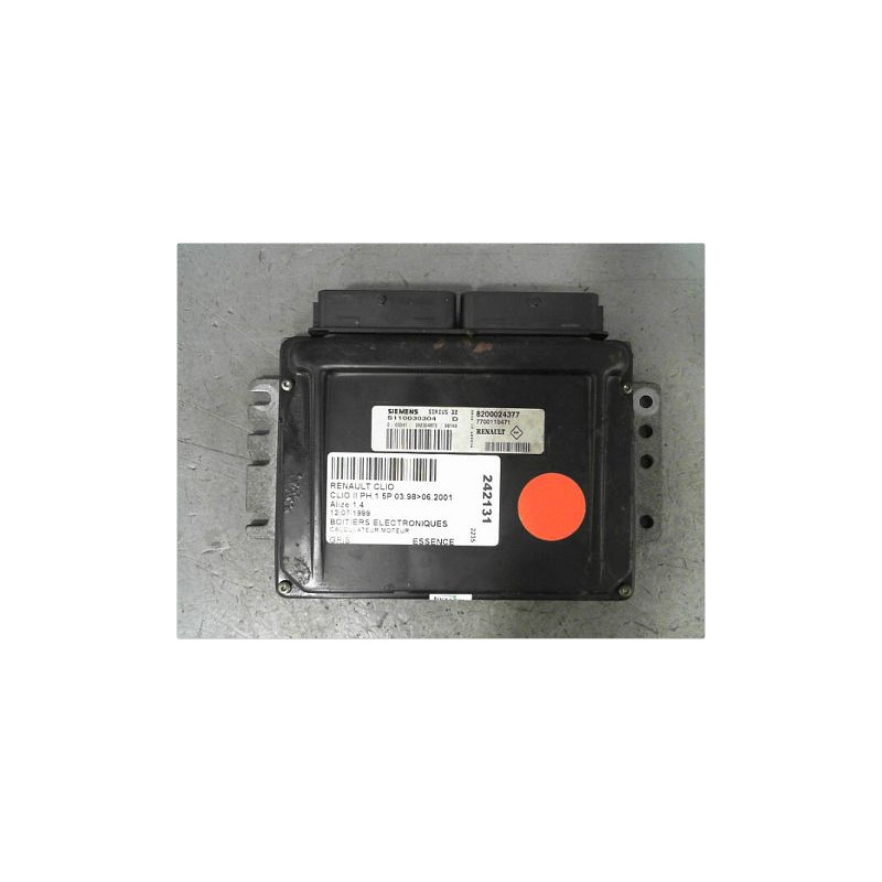 CALCULATEUR MOTEUR RENAULT CLIO II PH.1 98-2001