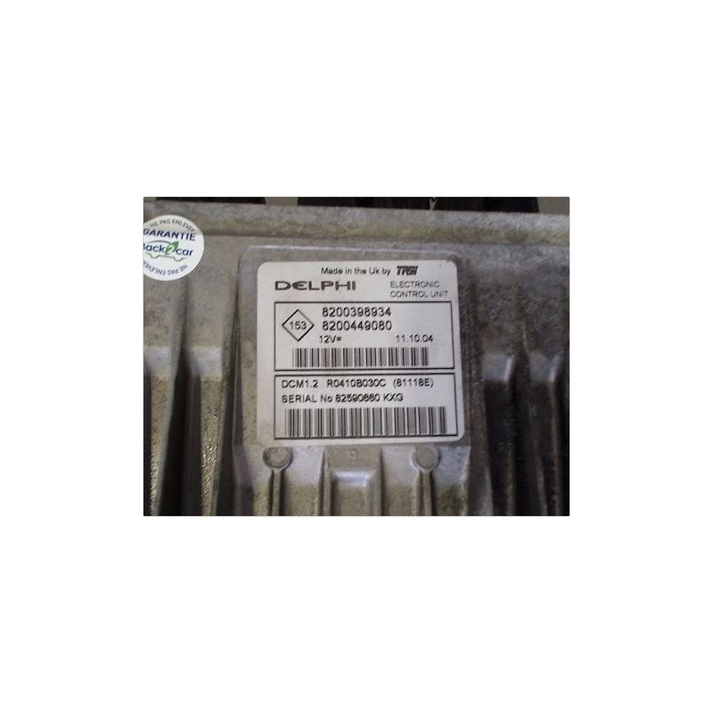 CALCULATEUR MOTEUR RENAULT MODUS