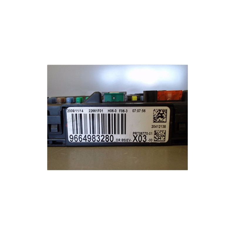 BOITIER GESTION HABITACLE CITROEN C3