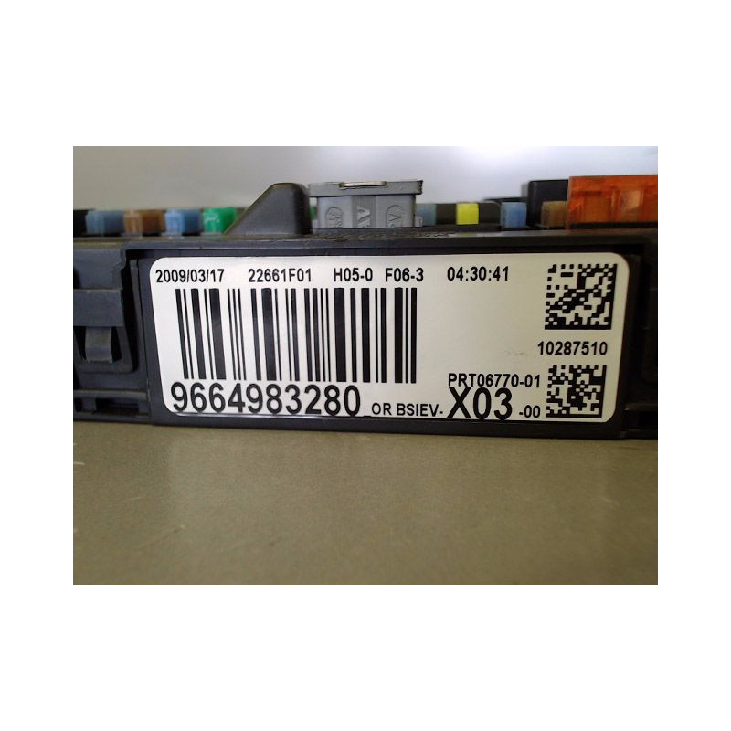 BOITIER GESTION HABITACLE CITROEN C2