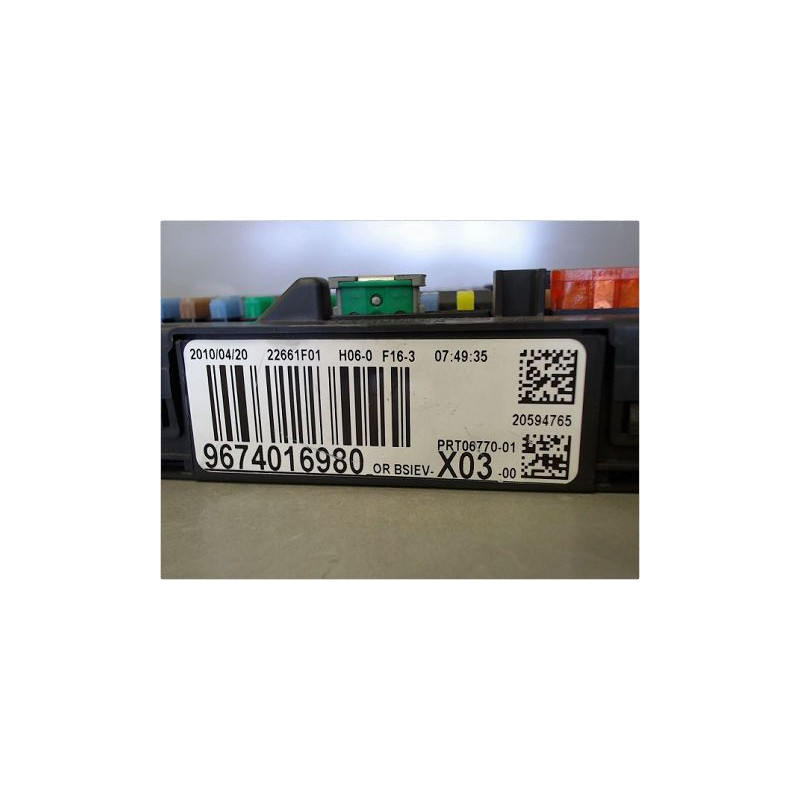 BOITIER GESTION HABITACLE CITROEN C3