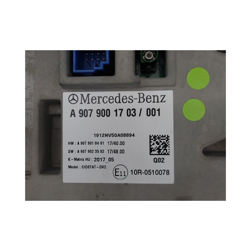 AFFICHEUR DIGITAL MERCEDES SPRINTER