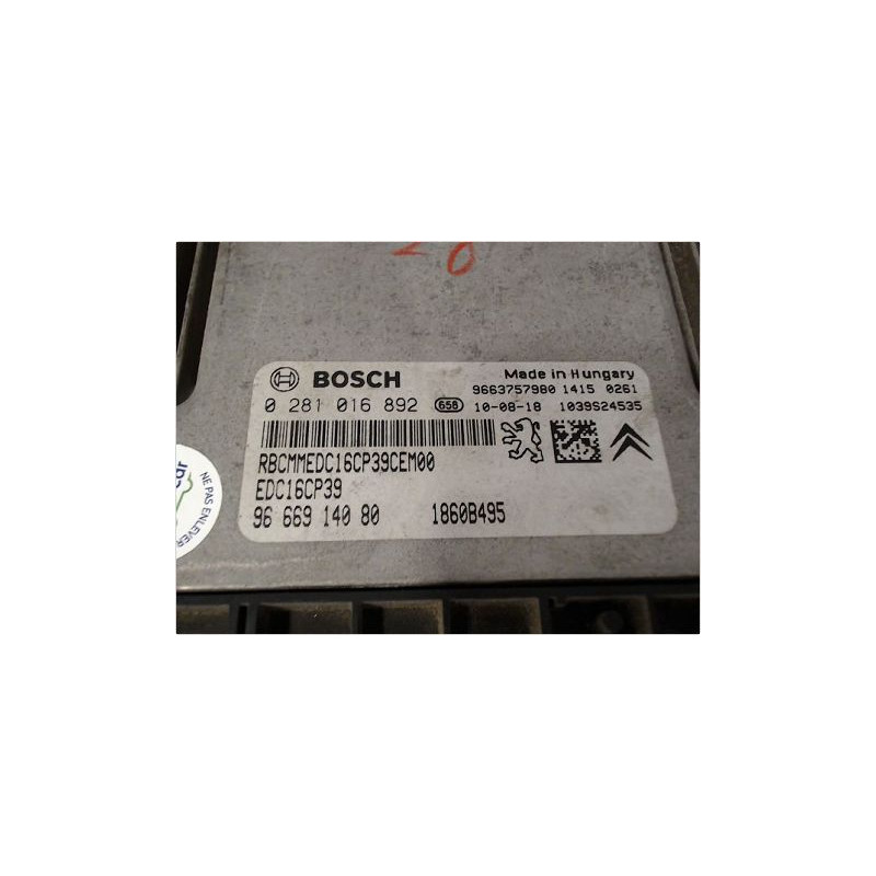 CALCULATEUR MOTEUR CITROEN C-CROSSER