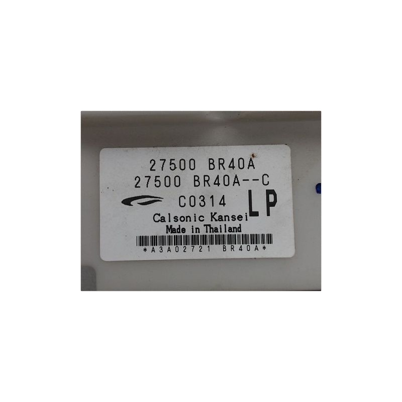 COMMANDE DE CHAUFFAGE NISSAN QASHQAI