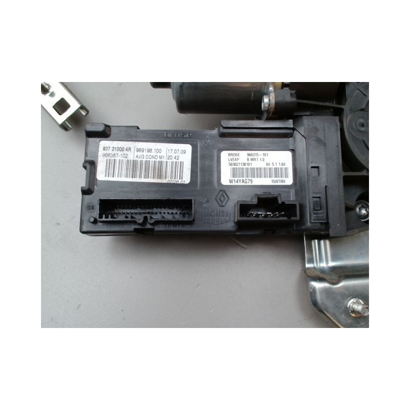 MECANISME LEVE-GLACE AVANT GAUCHE RENAULT MEGANE