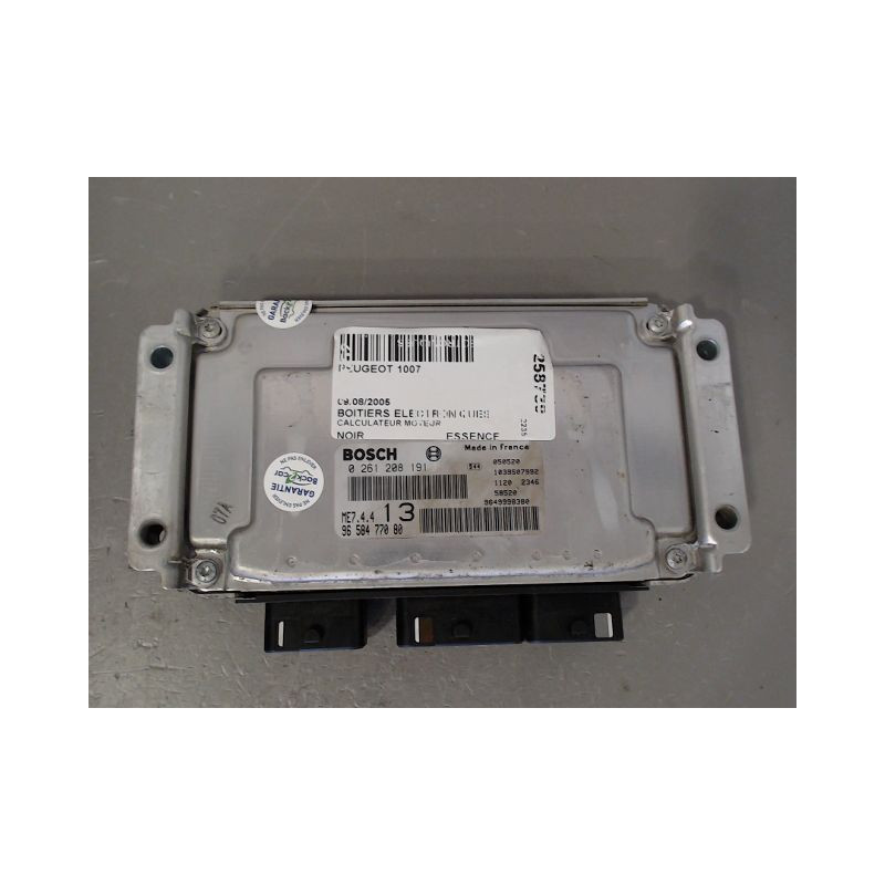 CALCULATEUR MOTEUR PEUGEOT 1007