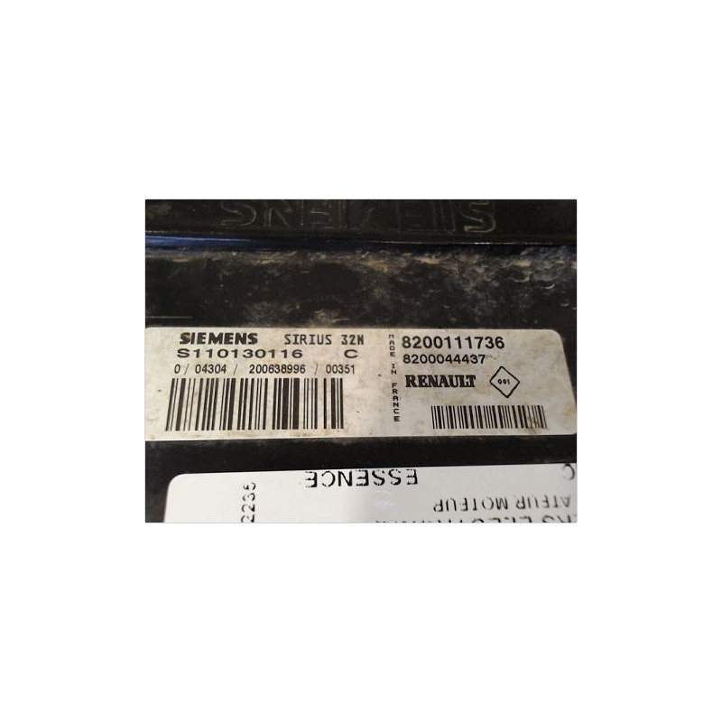 CALCULATEUR MOTEUR RENAULT KANGOO