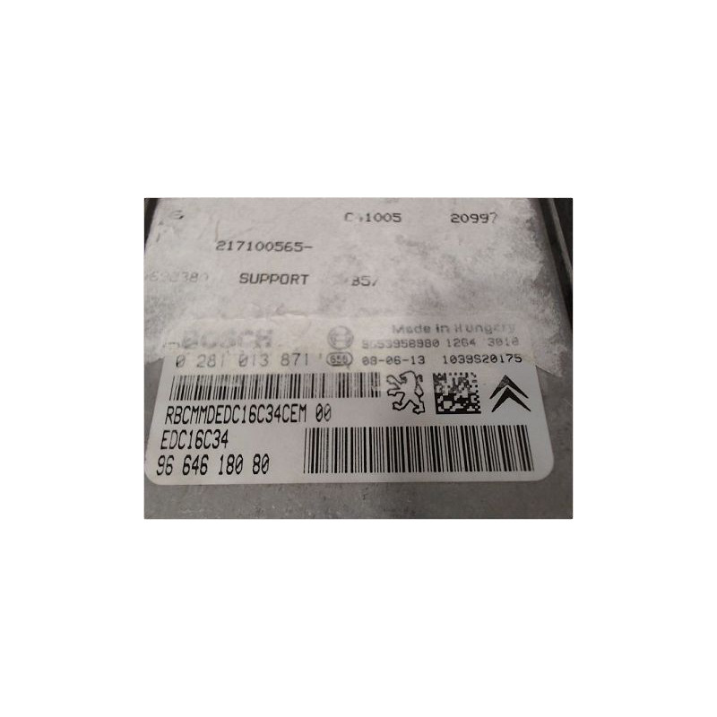 CALCULATEUR MOTEUR CITROEN C4