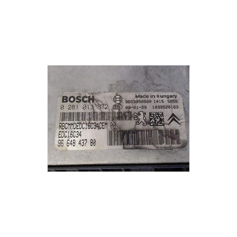 CALCULATEUR MOTEUR CITROEN C3