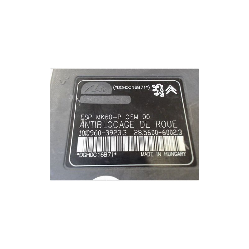 UNITE HYDRAULIQUE ABS PEUGEOT 207