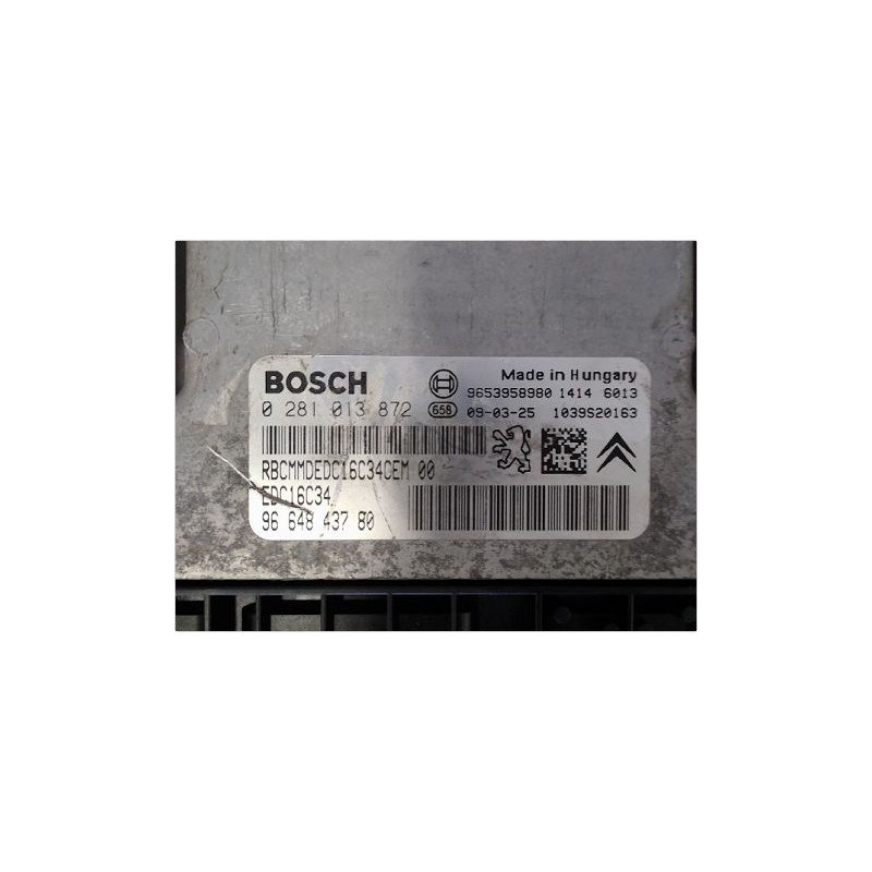 CALCULATEUR MOTEUR CITROEN C4