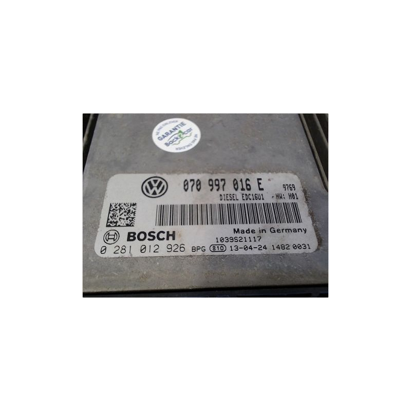 CALCULATEUR MOTEUR VOLKSWAGEN TOUAREG