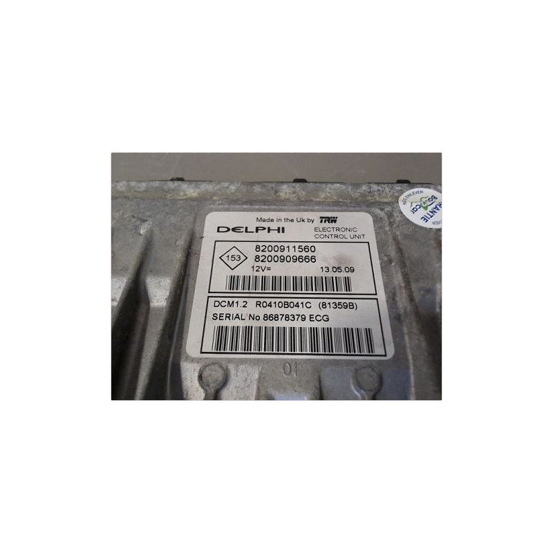 CALCULATEUR MOTEUR RENAULT MODUS