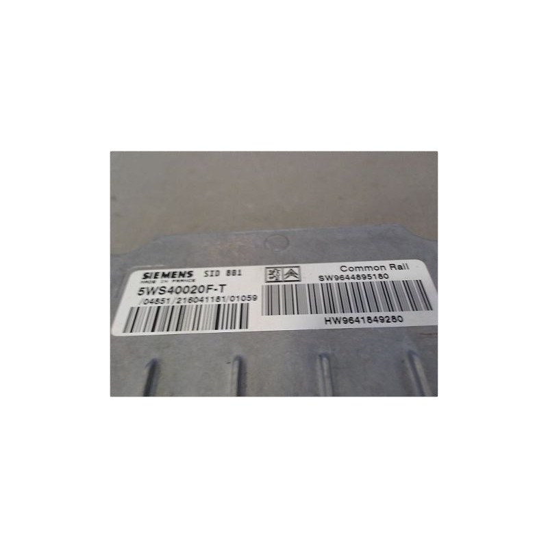 CALCULATEUR MOTEUR PEUGEOT 307