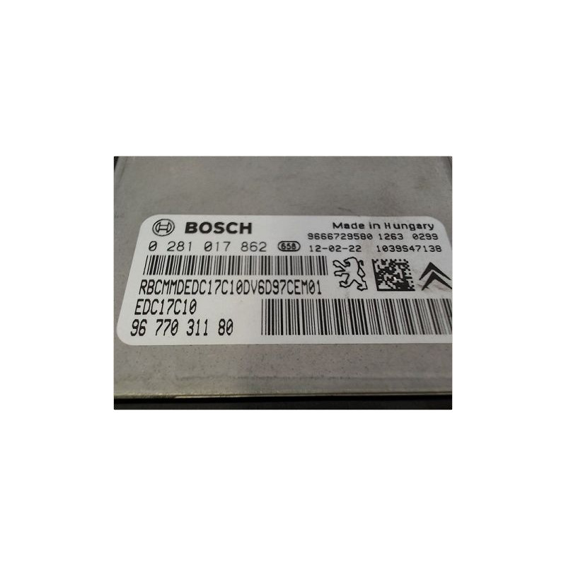 CALCULATEUR MOTEUR CITROEN C4