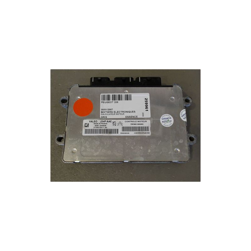 CALCULATEUR MOTEUR PEUGEOT 206