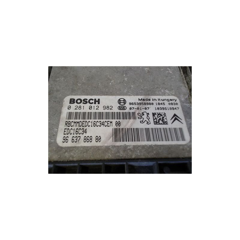 CALCULATEUR MOTEUR PEUGEOT EXPERT