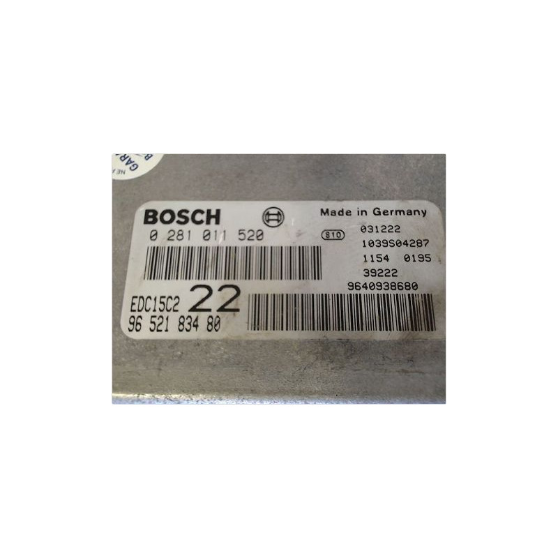 CALCULATEUR MOTEUR PEUGEOT 406