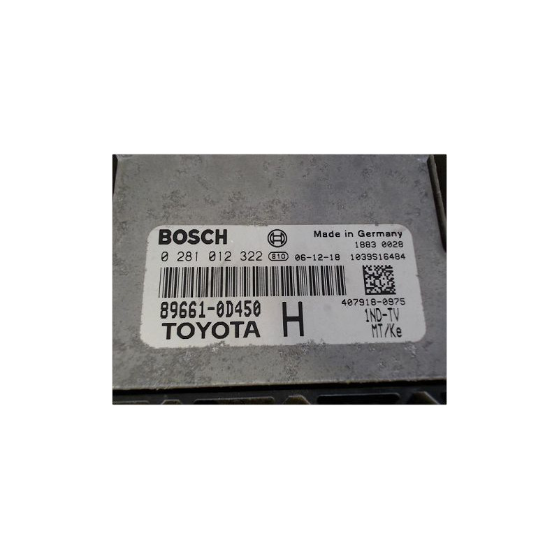 CALCULATEUR MOTEUR TOYOTA YARIS