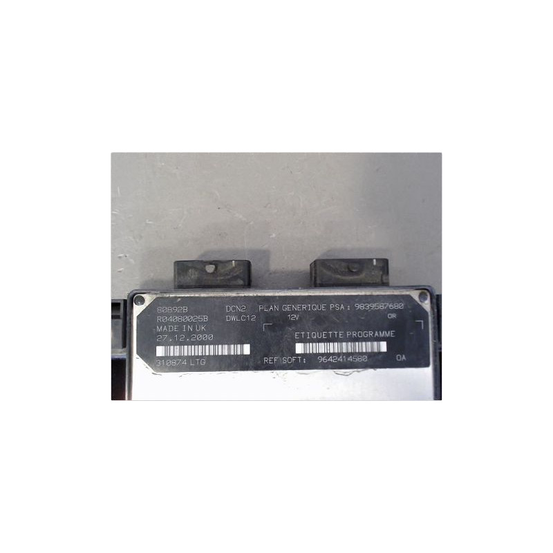 CALCULATEUR MOTEUR PEUGEOT PARTNER