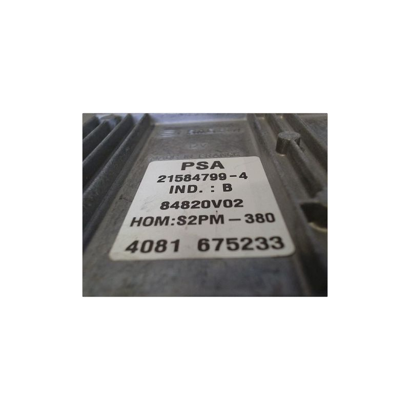 CALCULATEUR MOTEUR CITROEN C3