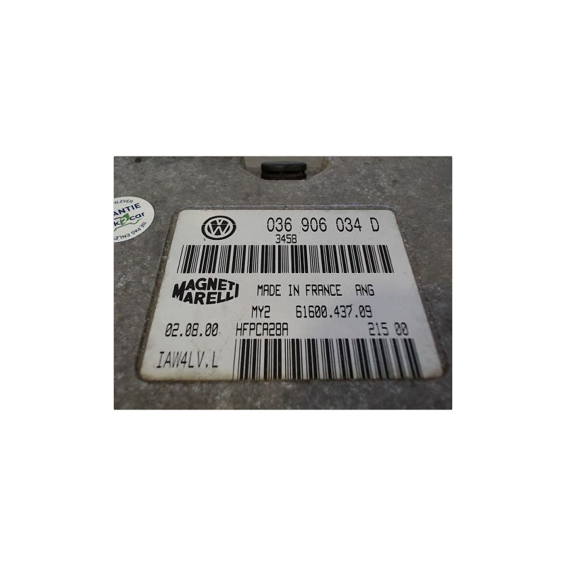CALCULATEUR MOTEUR VOLKSWAGEN POLO