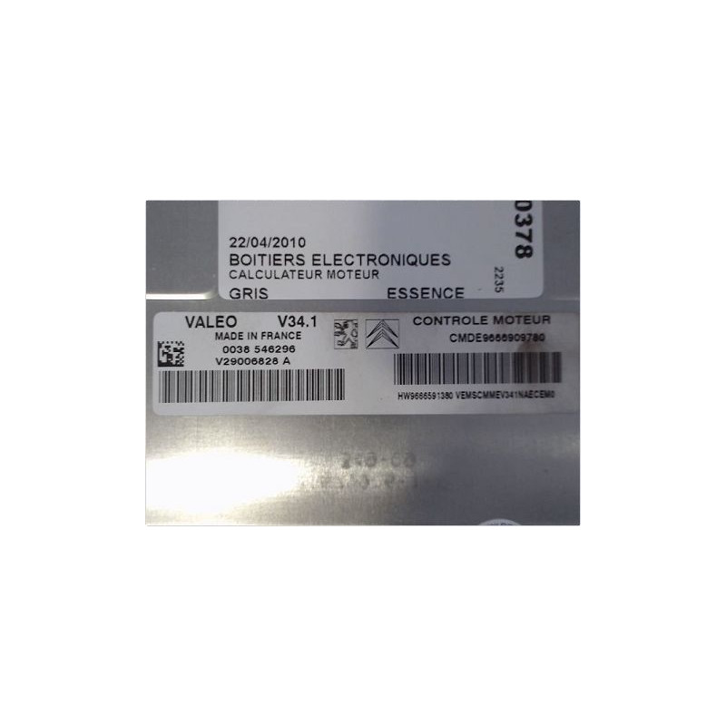 CALCULATEUR MOTEUR CITROEN C3
