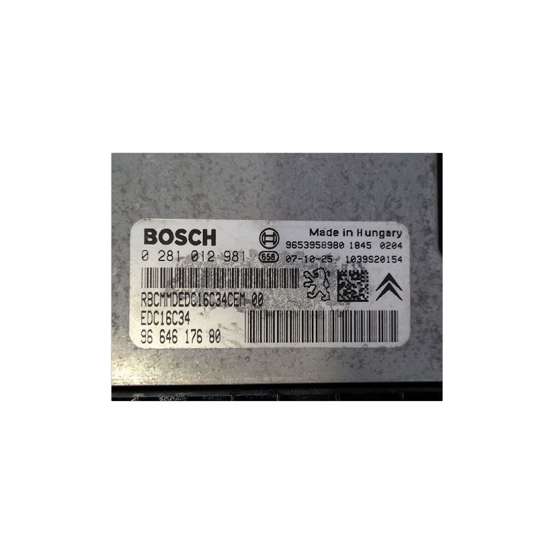 CALCULATEUR MOTEUR CITROEN C4