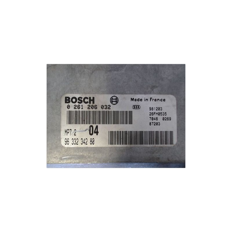 CALCULATEUR MOTEUR PEUGEOT 206