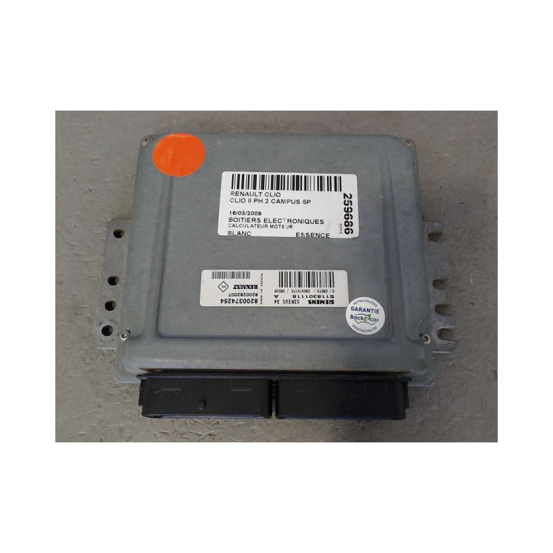 CALCULATEUR MOTEUR RENAULT CLIO II CAMPUS 06-09