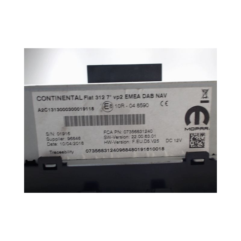 AUTORADIO FIAT 500