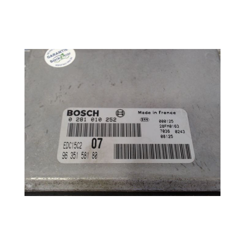 CALCULATEUR MOTEUR CITROEN XANTIA