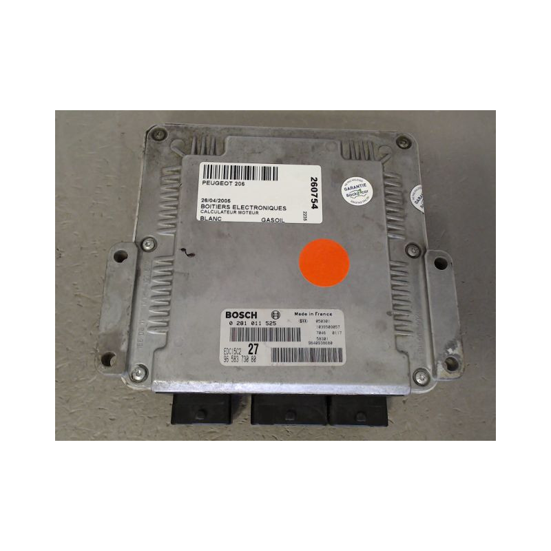 CALCULATEUR MOTEUR PEUGEOT 206