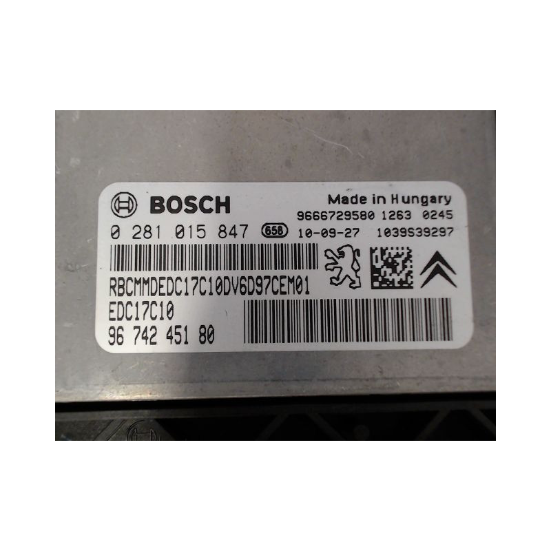 CALCULATEUR MOTEUR CITROEN C3