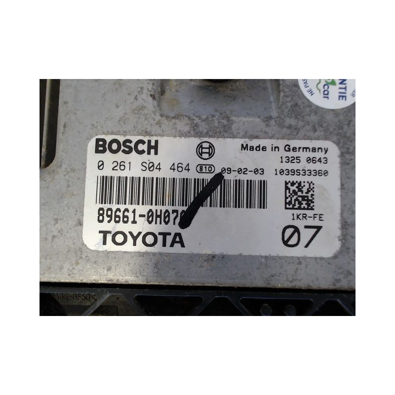 CALCULATEUR MOTEUR CITROEN C1