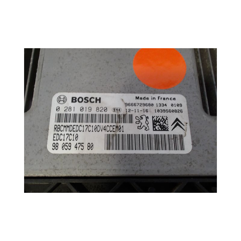 CALCULATEUR MOTEUR PEUGEOT 208