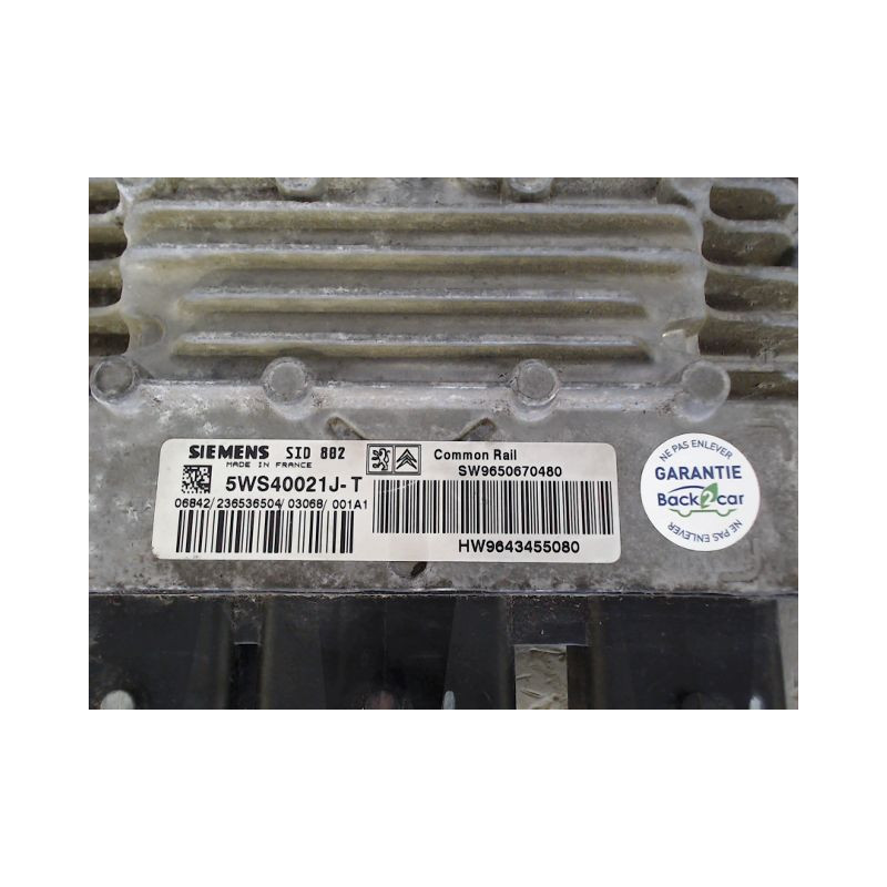 CALCULATEUR MOTEUR CITROEN C3