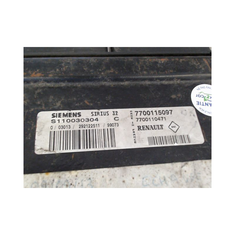 CALCULATEUR MOTEUR RENAULT MEGANE