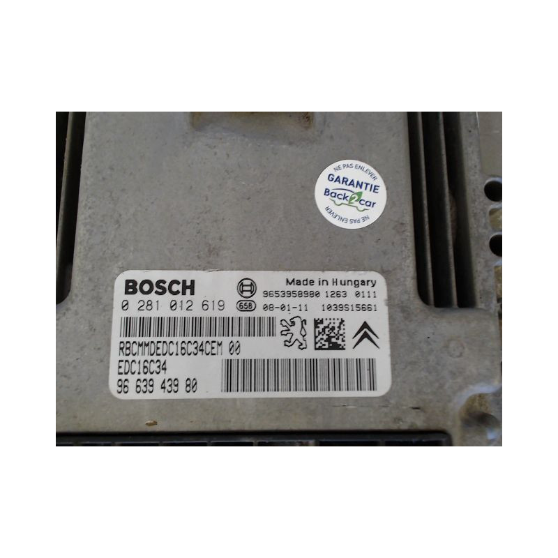 CALCULATEUR MOTEUR PEUGEOT PARTNER