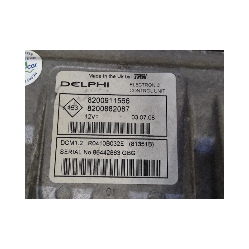 CALCULATEUR MOTEUR RENAULT TWINGO