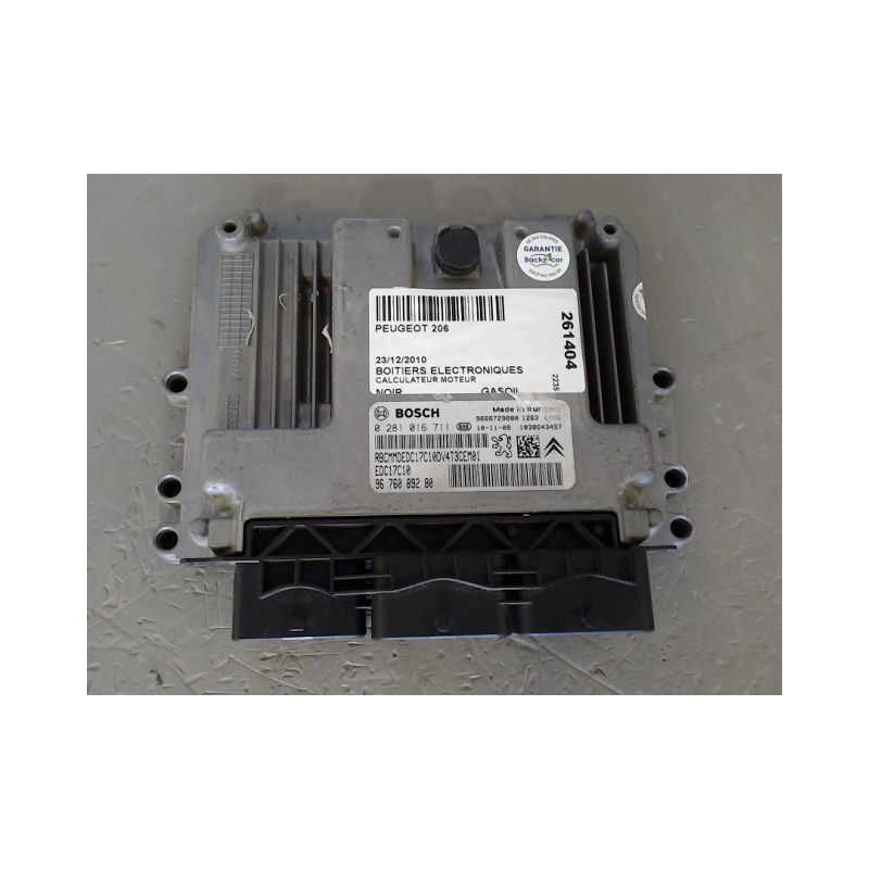 CALCULATEUR MOTEUR PEUGEOT 206