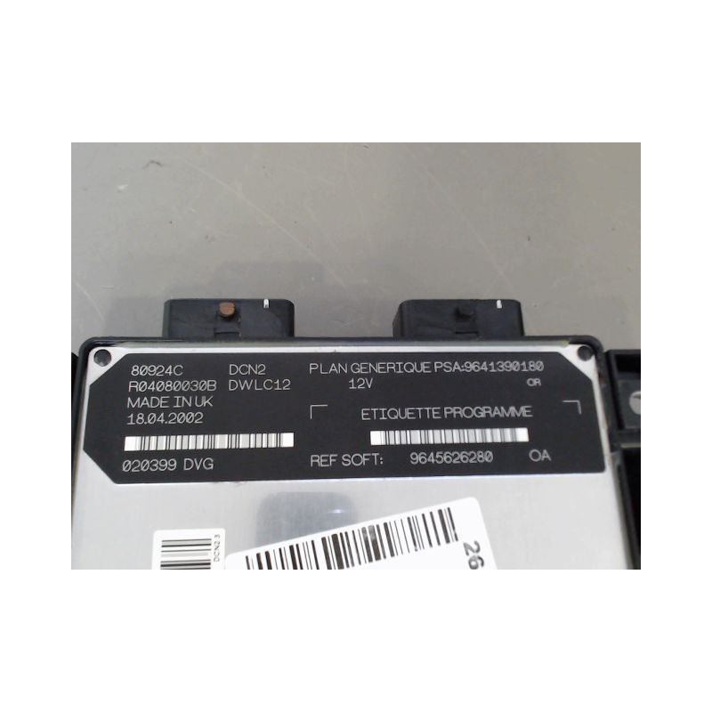 CALCULATEUR MOTEUR PEUGEOT 206